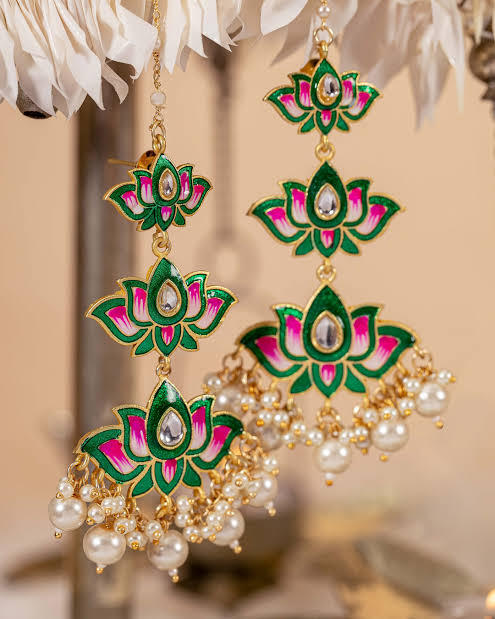 The Royal Lotus Bloom Earrings